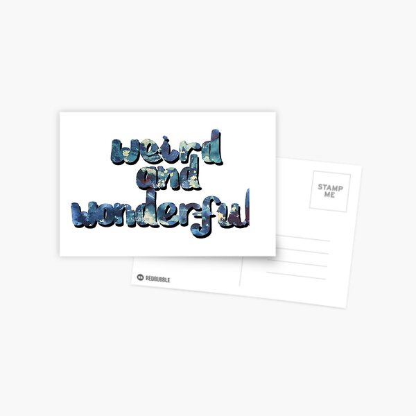 Weird and Wonderful Postcard
