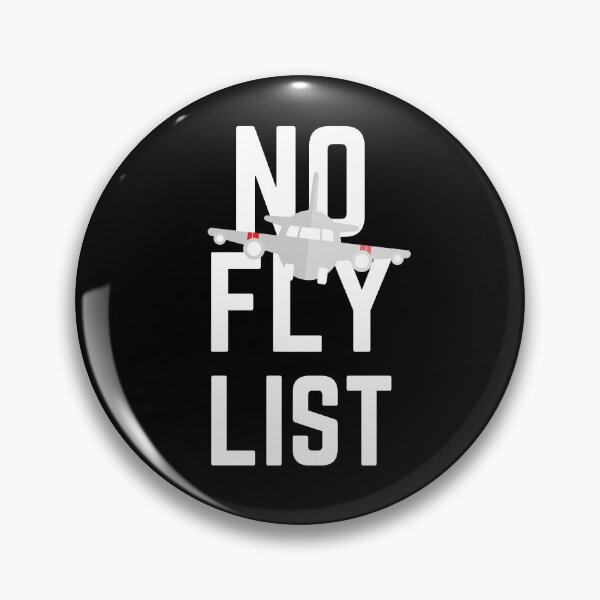 Item preview, No Fly List Flying Plane Design 2 designed and sold by SweetAndSpice.