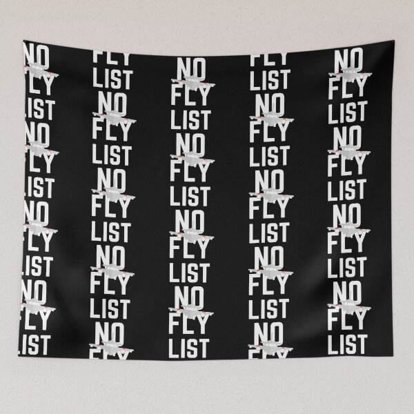 Item preview, No Fly List Flying Plane Design 2 designed and sold by SweetAndSpice.