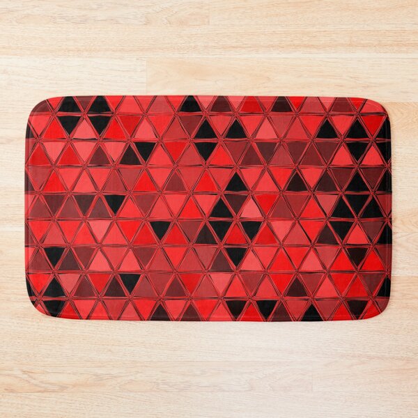 Item preview, Red and Black Triangular Mosaic designed and sold by gphotobox.