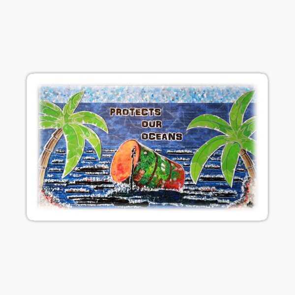 Protects our Oceans - Trilogie For Our World Sticker
