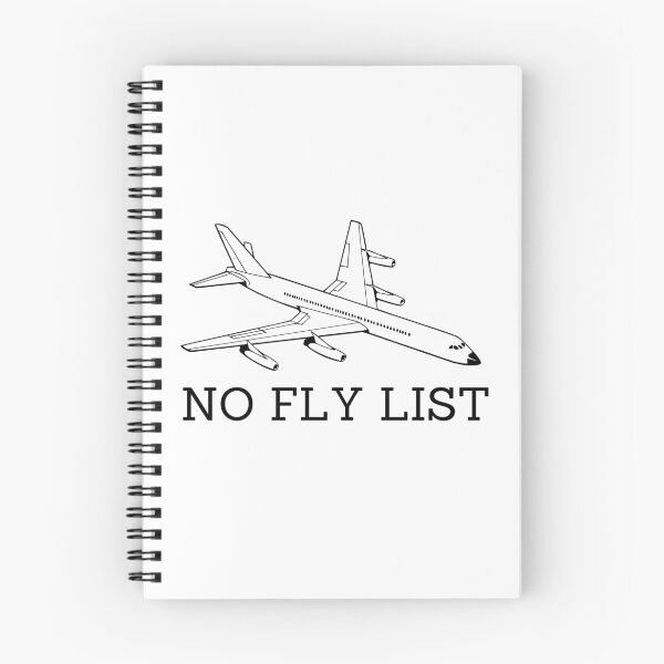 Item preview, No Fly List Plane Design designed and sold by SweetAndSpice.