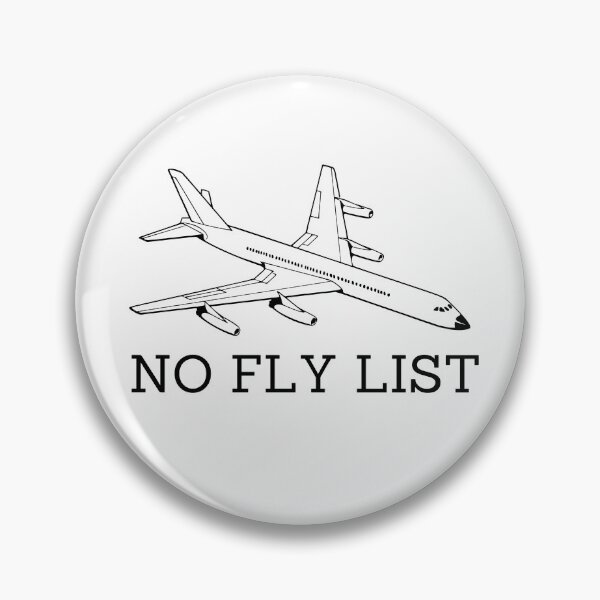 Item preview, No Fly List Plane Design designed and sold by SweetAndSpice.
