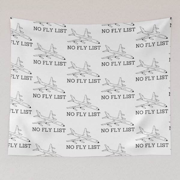 Item preview, No Fly List Plane Design designed and sold by SweetAndSpice.