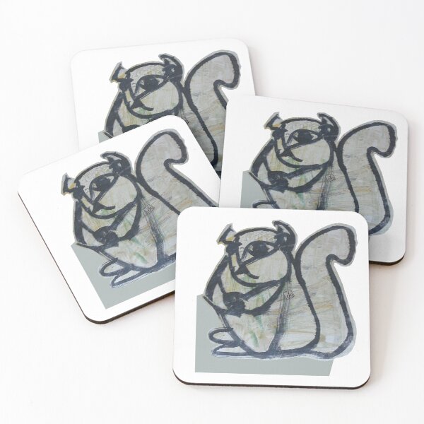 Item preview, Squirrel With Nuts (Painting by Alice CCI) designed and sold by VanyssaGraphics.