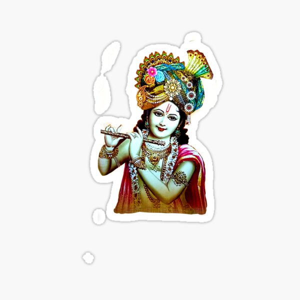 "Lord Krishna" Sticker by GauravT20 Redbubble