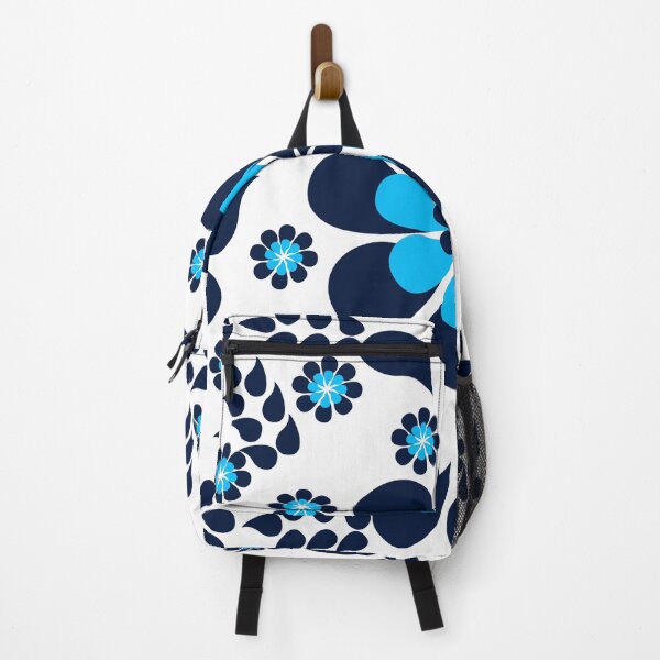 Item preview, Blue Floral Design designed and sold by Nisha Prabhu.