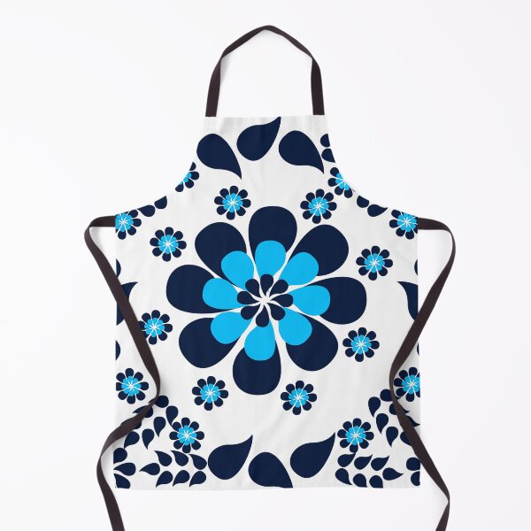 Item preview, Blue Floral Design designed and sold by Nisha Prabhu.