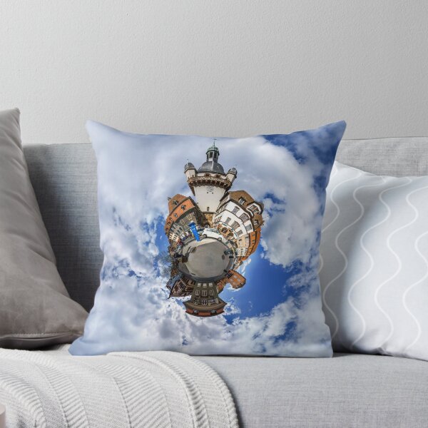 Item preview, Funny street view of little french city Selestat. Curvature of space, little planet effect, panoramic view. designed and sold by Alexander Sorokopud.