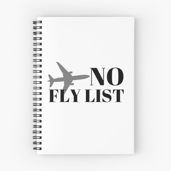 Item preview, No Fly List Grey Plane Design designed and sold by SweetAndSpice.