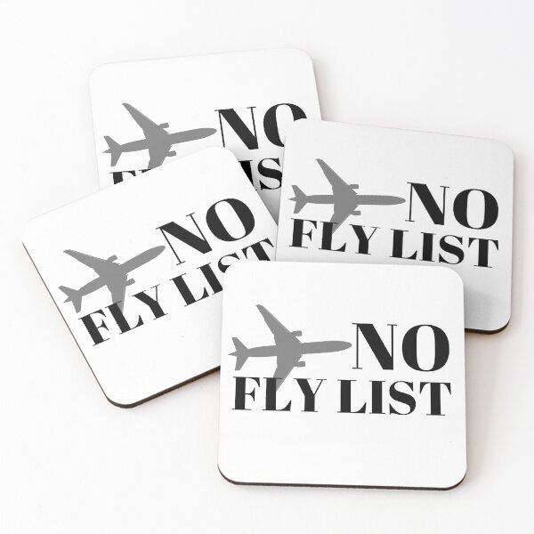 Item preview, No Fly List Grey Plane Design designed and sold by SweetAndSpice.