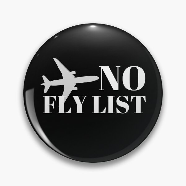 Item preview, No Fly List Grey Plane Design 2 designed and sold by SweetAndSpice.
