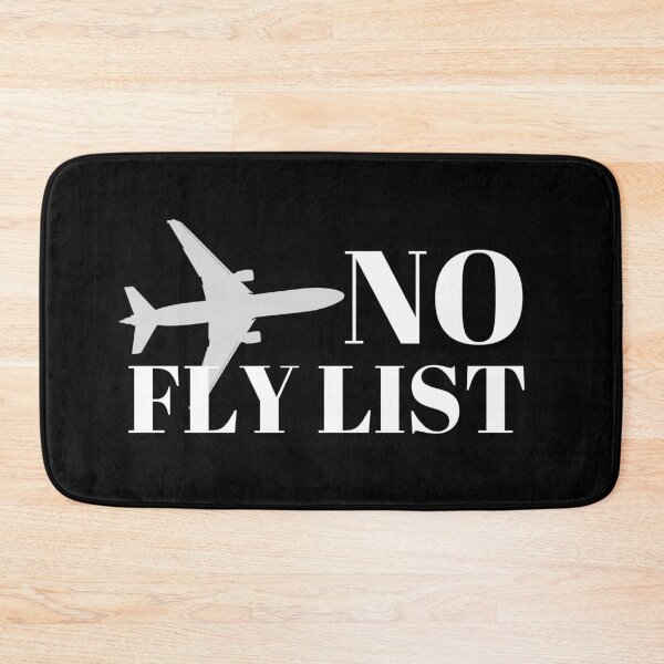 Item preview, No Fly List Grey Plane Design 2 designed and sold by SweetAndSpice.