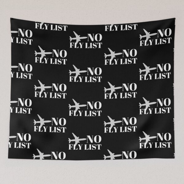 Item preview, No Fly List Grey Plane Design 2 designed and sold by SweetAndSpice.
