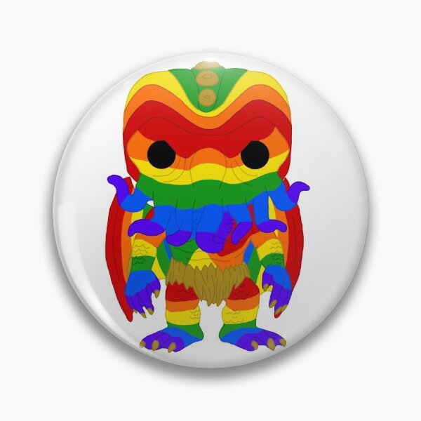 Artikelvorschau, Regenbogen Cthulhu funko Popgrafik, kein Text. entworfen und verkauft von GreenDragon19.