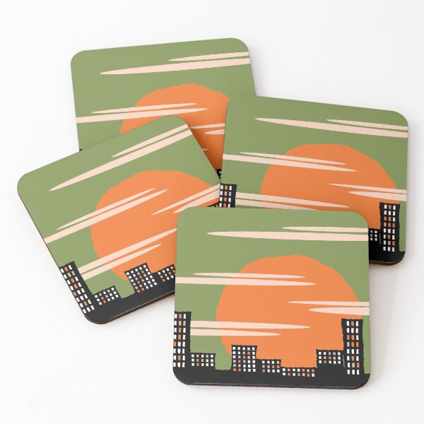 Item preview, Cityscape Green designed and sold by Nesiaku.