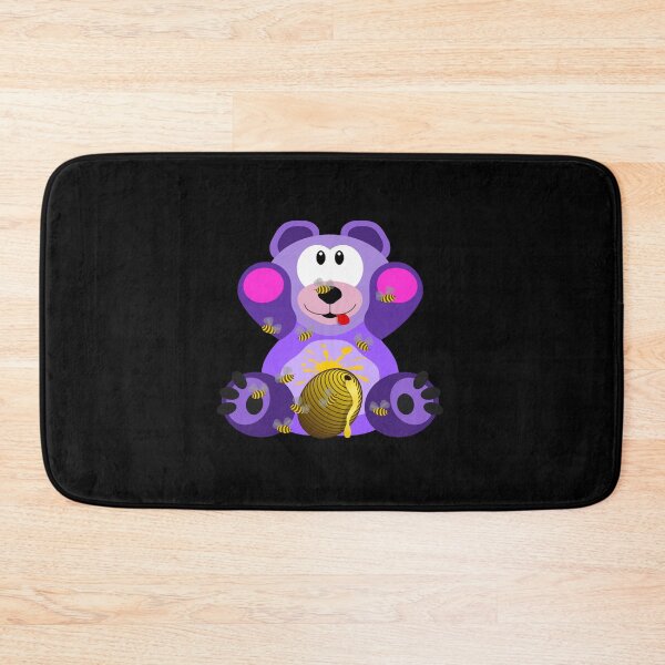 Item preview, Cute purple bear with honey and Bees designed and sold by Photography-Art.