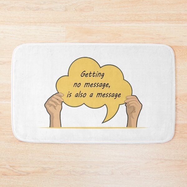 Item preview, Getting no message, is also a message designed and sold by Simo200.