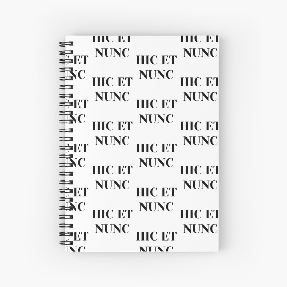 HIC ET NUNC Sticker for Sale by ann-hy-22