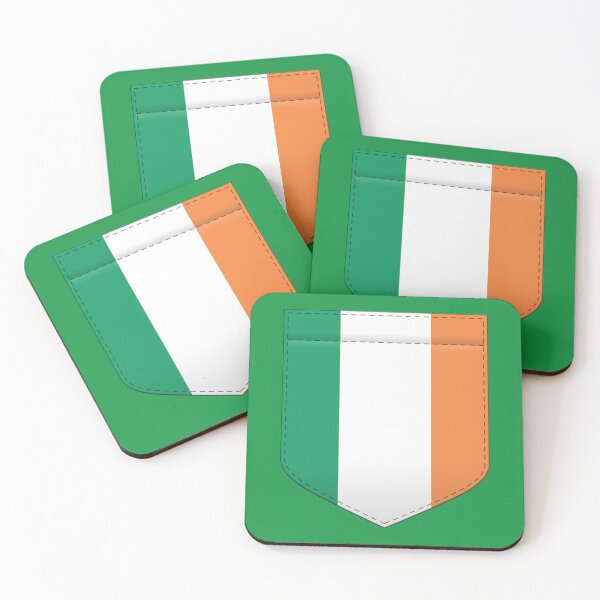 Item preview, Ireland Flag Pocket Effect designed and sold by STUDIO-72.