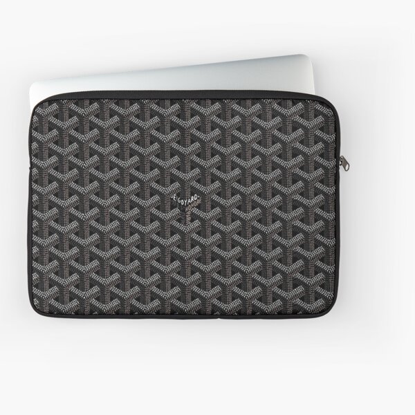 Goyard noir Housse d'ordinateur