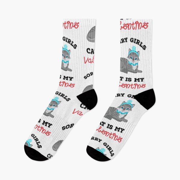Item preview, Sorry girls my cat is my valentine  designed and sold by Designhub14.