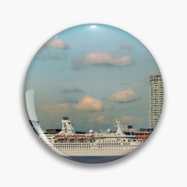 Item preview, MV Astor berthed at Liverpools Cruise Terminal designed and sold by Frank  Irwin.