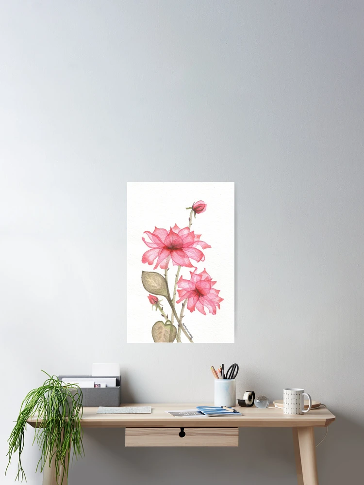 Thumbnail 2 of 3, Poster, Red Roses designed and sold by Mrunalini Gaikwad.
