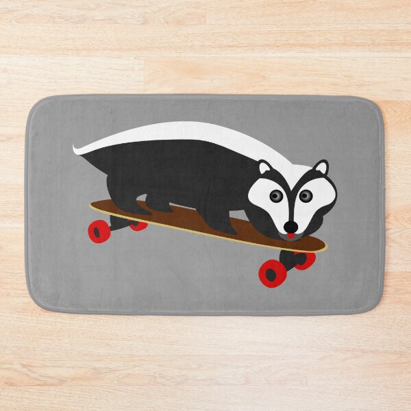 Item preview, Long Board Badger designed and sold by WoldsLincs.