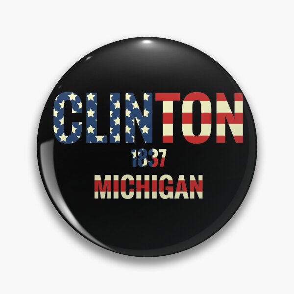 Artikelvorschau, Clinton, Michigan (Bundesstaat) entworfen und verkauft von Teelogic.