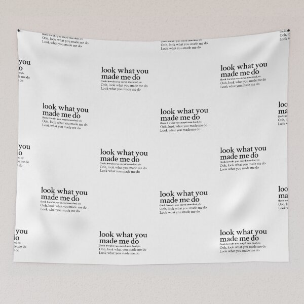 Item preview, Look What You Made Me Do by Taylor Swift designed and sold by StickTheSong.