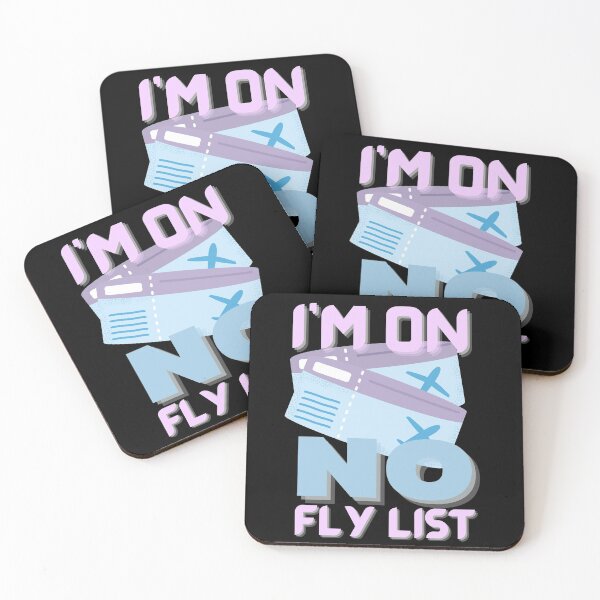 Item preview, No Fly List Purple Tickets Design designed and sold by SweetAndSpice.
