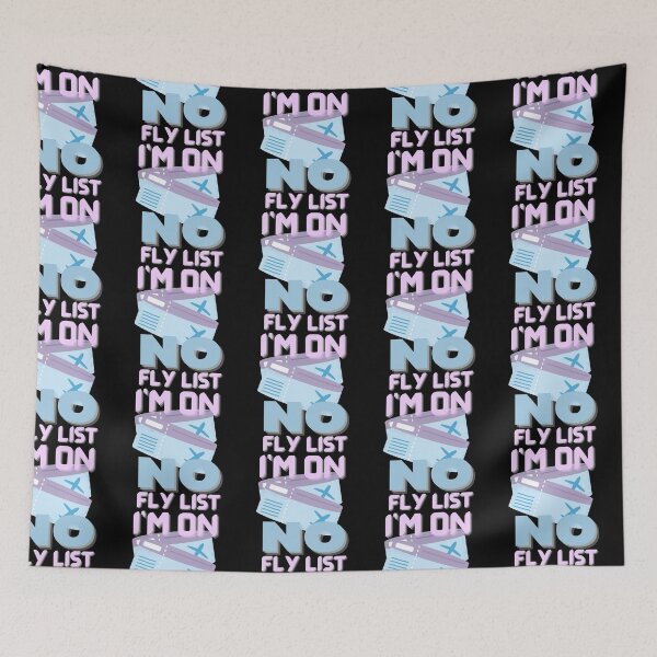 Item preview, No Fly List Purple Tickets Design designed and sold by SweetAndSpice.