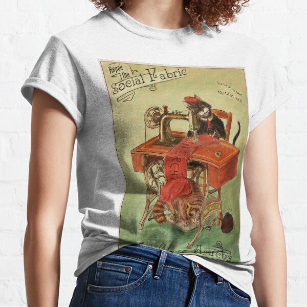 Item preview, Repair the Social Fabric - Cat & Anarchy designed and sold by Loki Propagandart.