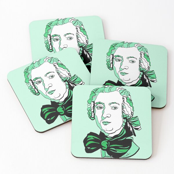 Item preview, Quantz Baroque composer and flute player by Arty Margit designed and sold by ArtyMargit.