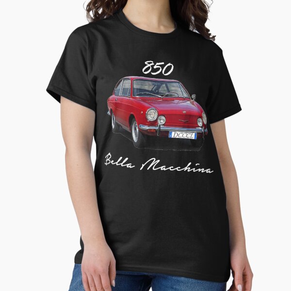 Vista previa del artículo con la obra «Vintage clásico 850 Bella Macchina, hermoso auto», diseñado y vendido por Dirk4171.