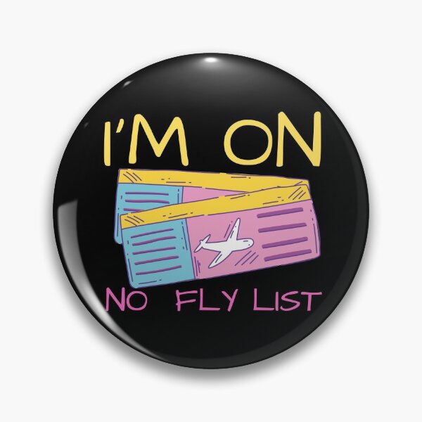 Item preview, No Fly List Yellow Tickets Design designed and sold by SweetAndSpice.