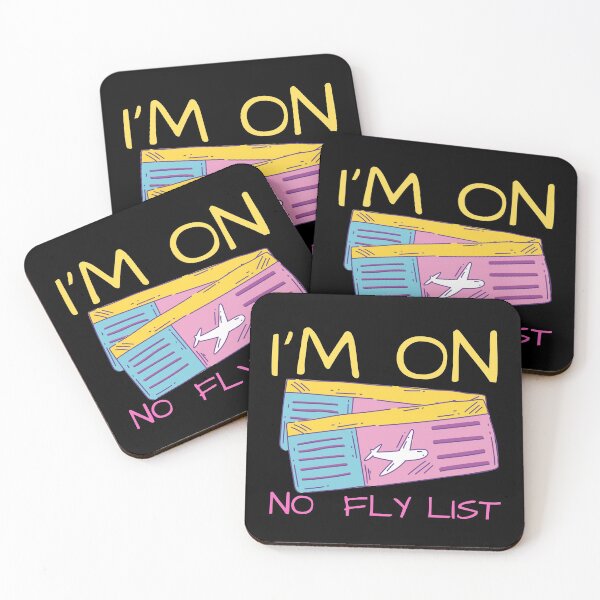 Item preview, No Fly List Yellow Tickets Design designed and sold by SweetAndSpice.