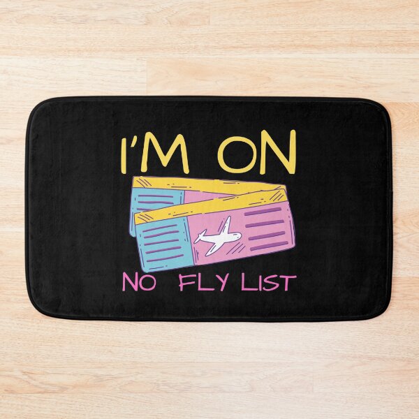Item preview, No Fly List Yellow Tickets Design designed and sold by SweetAndSpice.