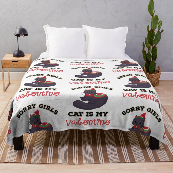 Item preview, Sorry girls my cat is my valentine designed and sold by Designhub14.