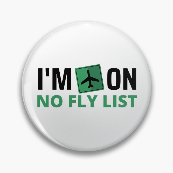 Item preview, No Fly List Green Plane Design designed and sold by SweetAndSpice.