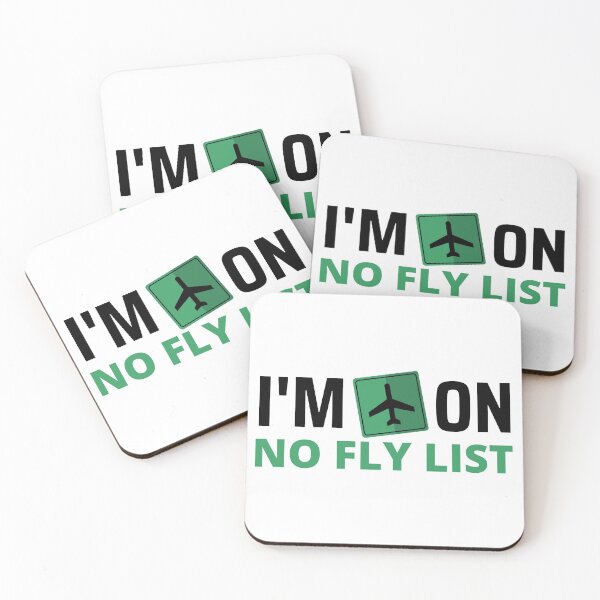 Item preview, No Fly List Green Plane Design designed and sold by SweetAndSpice.
