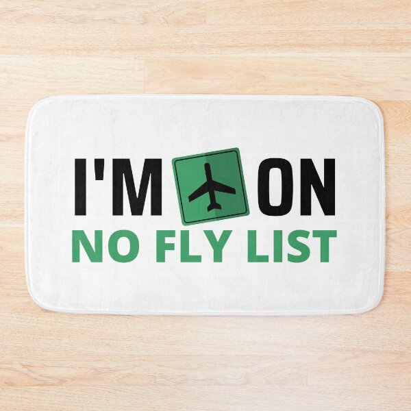 Item preview, No Fly List Green Plane Design designed and sold by SweetAndSpice.