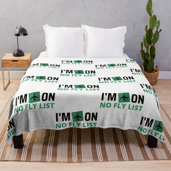 Item preview, No Fly List Green Plane Design designed and sold by SweetAndSpice.