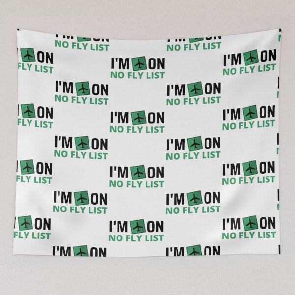 Item preview, No Fly List Green Plane Design designed and sold by SweetAndSpice.