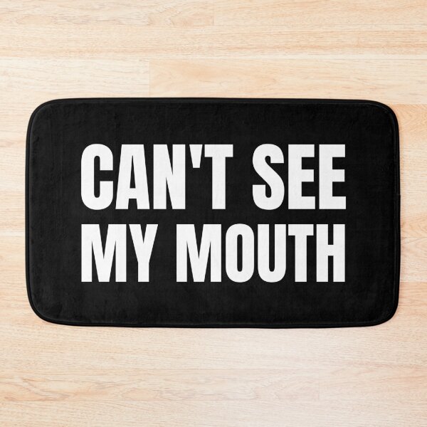Item preview, Can't See My Mouth designed and sold by Peishan02.