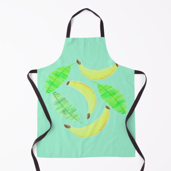 Item preview, Bananas and leaves - mint designed and sold by Juliana Costa.