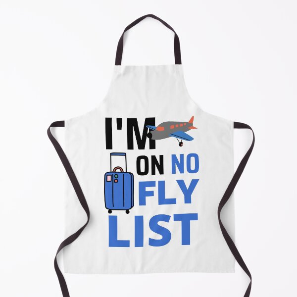 Item preview, No Fly List Blue Plane Design designed and sold by SweetAndSpice.