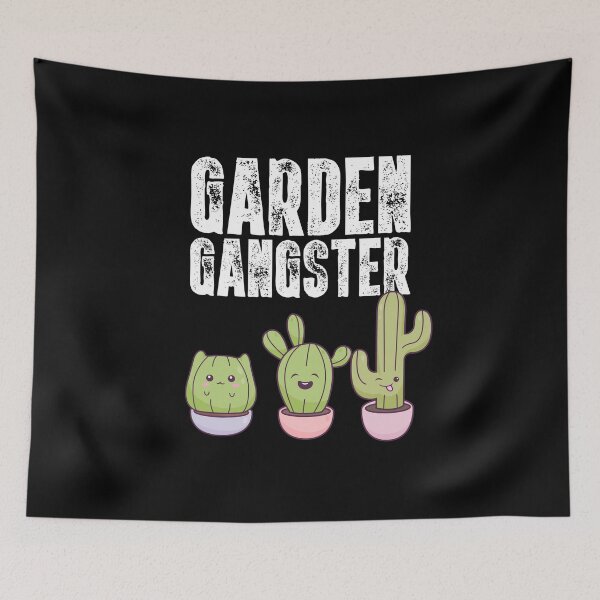 Item preview, Garden Gangster - Funny Cactus Gift designed and sold by biNutz.