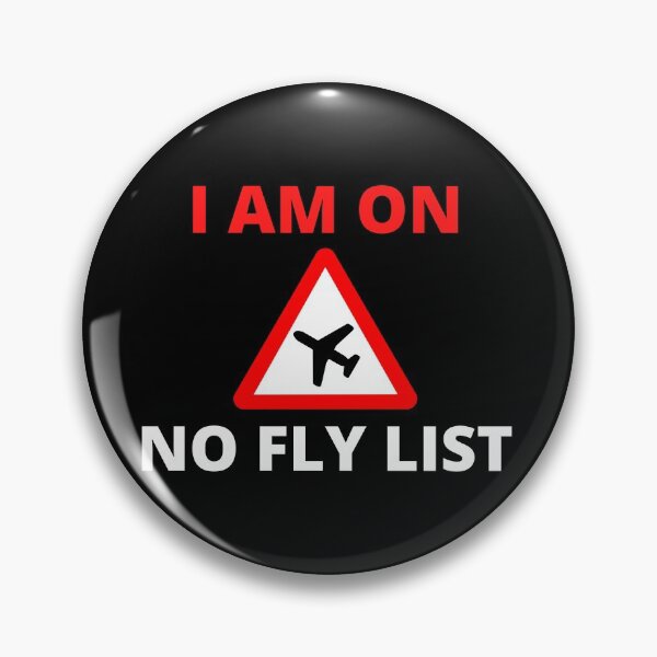Item preview, No Fly List Red Plane Design designed and sold by SweetAndSpice.